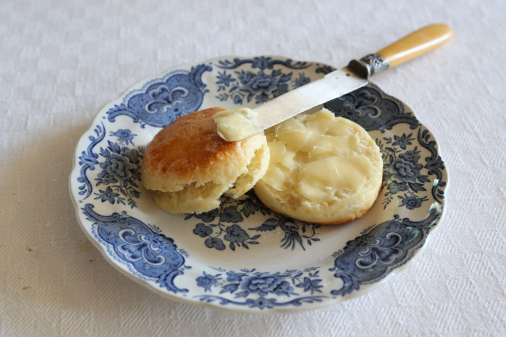 recette scones et beurre